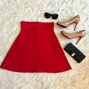 Red Fendi Skirt